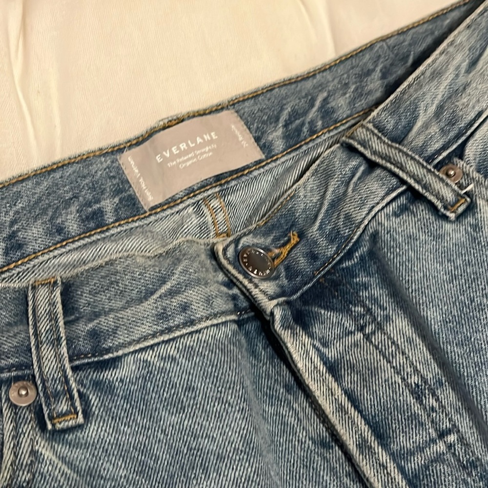 Everlane relaxed straight jean, new